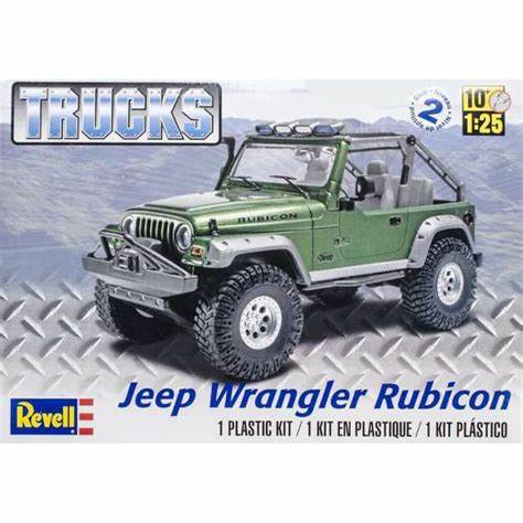 Plastic Model Kit-Jeep Wrangler Rubicon 1:25