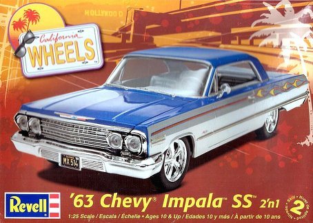 854278 1/25 '63 Chevy Impala SS 2'n1