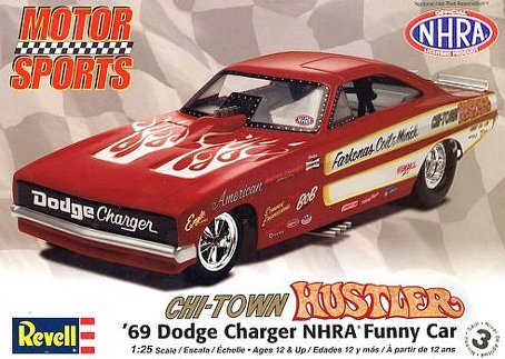 854286 1/25 Chi Town Hustler Charger Funny Car