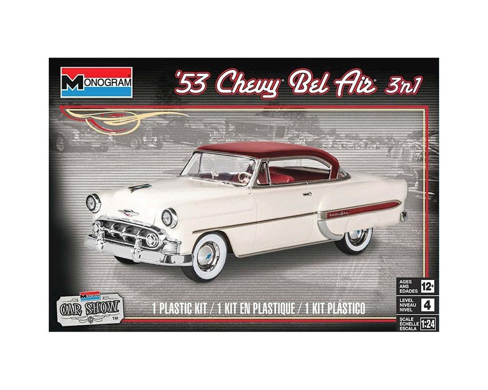 Plastic Model Kit-'54 Chevy Bel Air 3-In-1 1:24