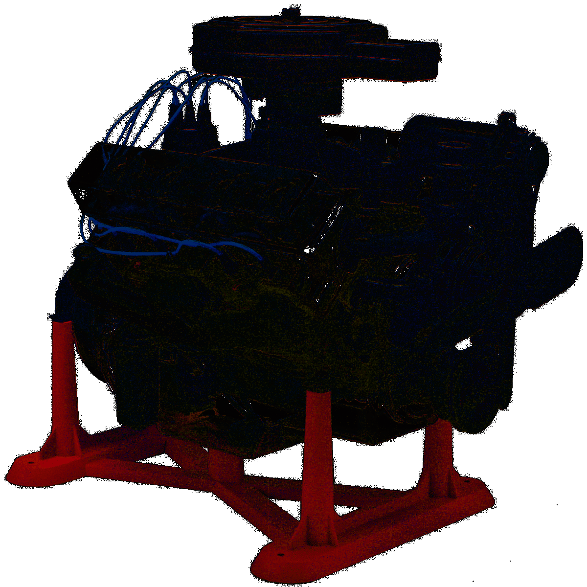 Plastic Model Kit-Visible V-8 Engine 1:25
