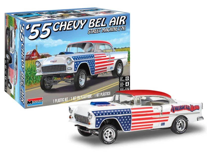 1/24 55 Chevy Bel Air Street Machine 2N1