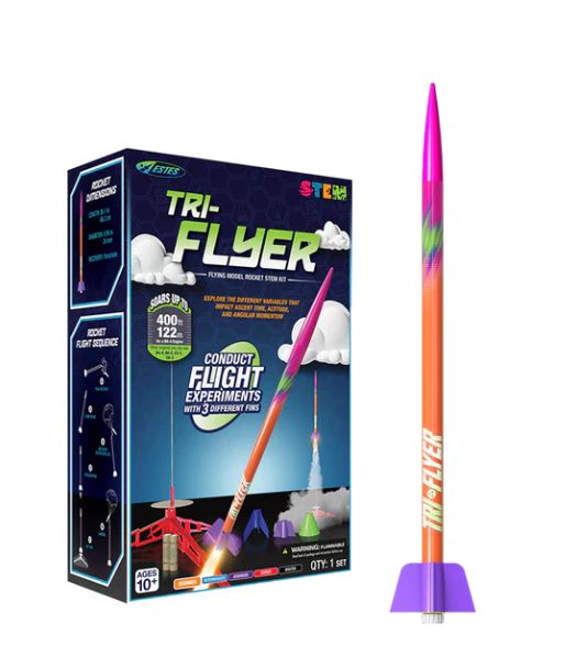0647 Tri-Flyer Flying Model Stem Kit and Launch Set