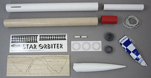 Star Orbiter Model Rocket Kit, Pro Series II