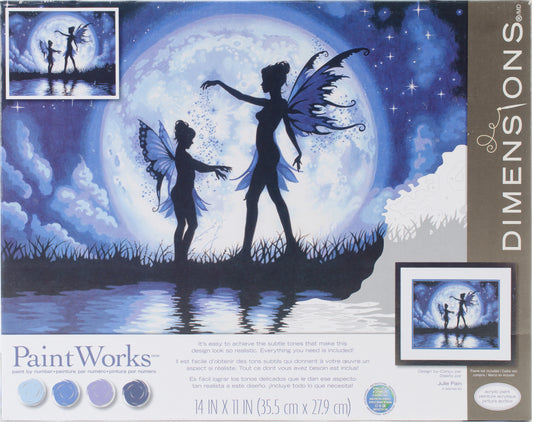 Paint Works Paint By Number Kit 14"X11"-Twilight Silhouette