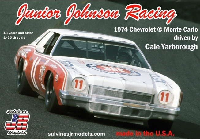 Salvino JR 1/25 Yarborough 1974 Monte Carlo Junior Johnson Racing #11