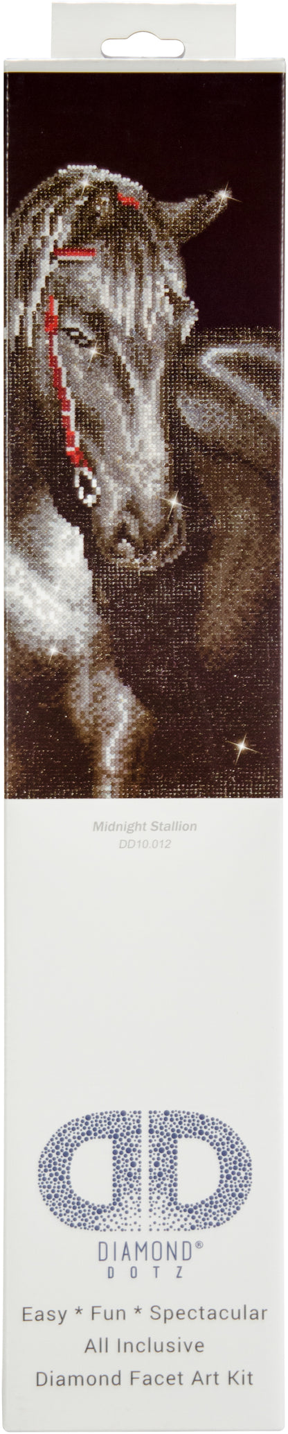 Diamond Dotz Diamond Embroidery Facet Art Kit 19.5"X24"-Midnight Stallion