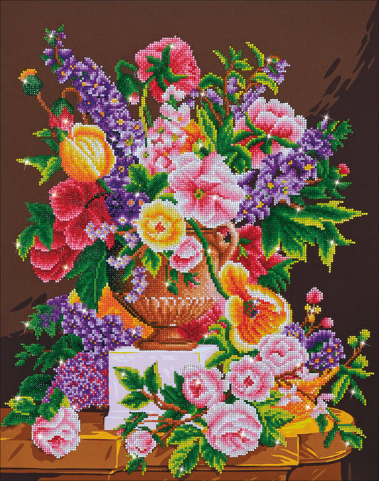 Diamond Dotz Diamond Embroidery Facet Art Kit 24"X29.5"-Bouquet Ancien