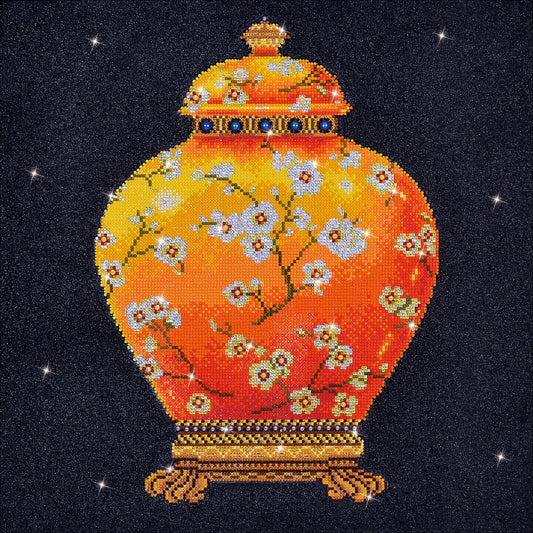 Diamond Dotz Diamond Embroidery Facet Art Kit 23.5"X23.5"-Red Vase