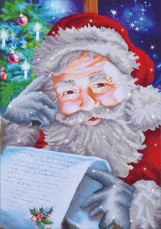 Diamond Dotz Diamond Embroidery Facet Art Kit 22.75"X31.5"-Santa's Wish List
