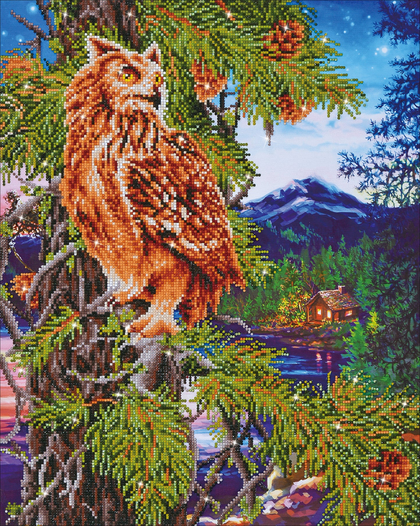 Diamond Dotz Diamond Embroidery Facet Art Kit 21.5"X26.25"-Twilight Wisdom
