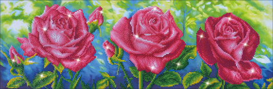 Diamond Dotz Diamond Embroidery Facet Art Kit 35.5"13.75"-Les Roses du Jardin