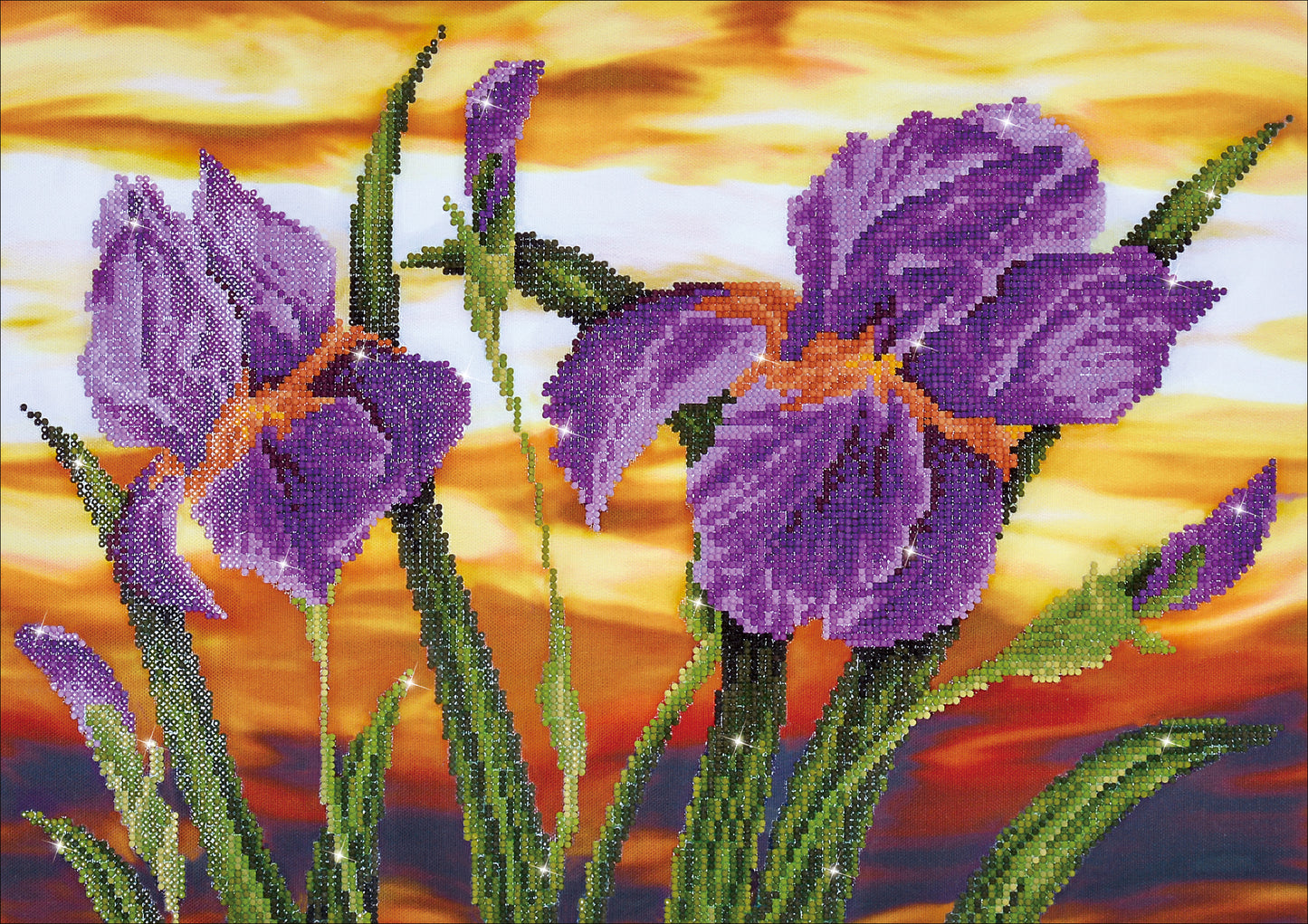 Diamond Dotz Diamond Embroidery Facet Art Kit 23.5"X17.75"-Iris Sunset