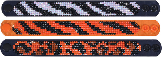 Diamond Dotz Diamond Bracelets Facet Art Kit 1"X9"-Assorted Animal Print 3/Pkg