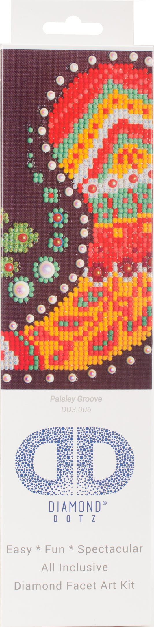 Diamond Dotz Diamond Embroidery Facet Art Kit 9.75"X9.75"-Paisley Groove