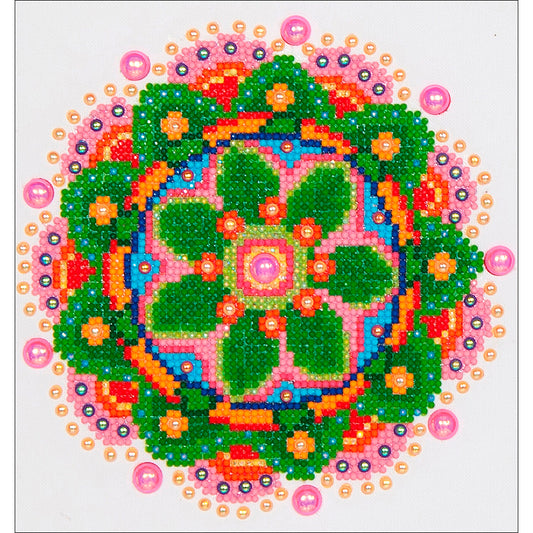 Diamond Dotz Diamond Embroidery Facet Art Kit 11.5"X13.5"-Flower Mandala
