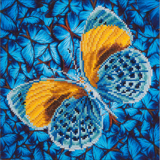 Diamond Dotz Diamond Embroidery Facet Art Kit 15"X15"-Flutter By Gold