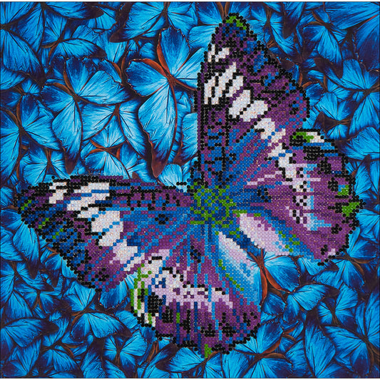 Diamond Dotz Diamond Embroidery Facet Art Kit 15"X15"-Flutter By Mauve