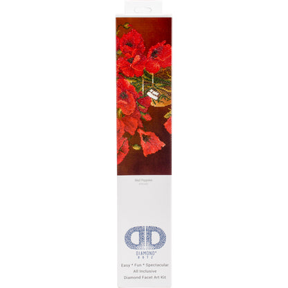 Diamond Dotz Diamond Embroidery Facet Art Kit 23"X19"-Red Poppies