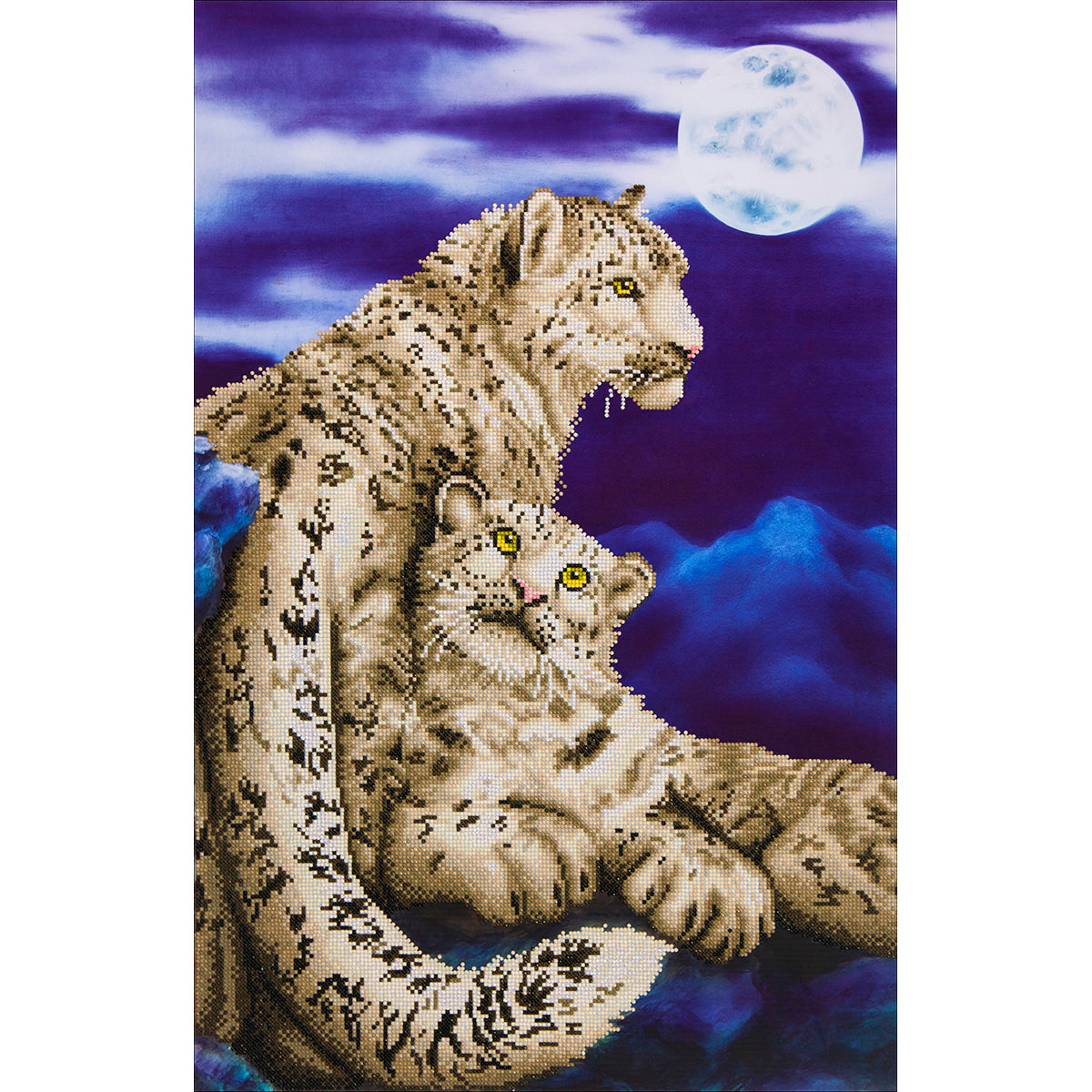 Diamond Dotz Diamond Embroidery Facet Art Kit 34.25"X22.75"-Snow Leopards