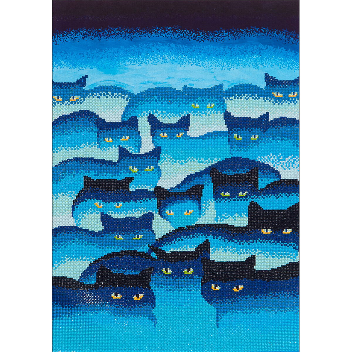 Diamond Dotz Diamond Embroidery Facet Art Kit 31.5"X25"-Smokey Mountain Cats