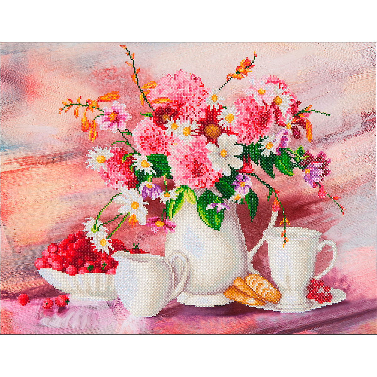Diamond Dotz Diamond Embroidery Facet Art Kit 31.5"X25"-Romantic Tea Time