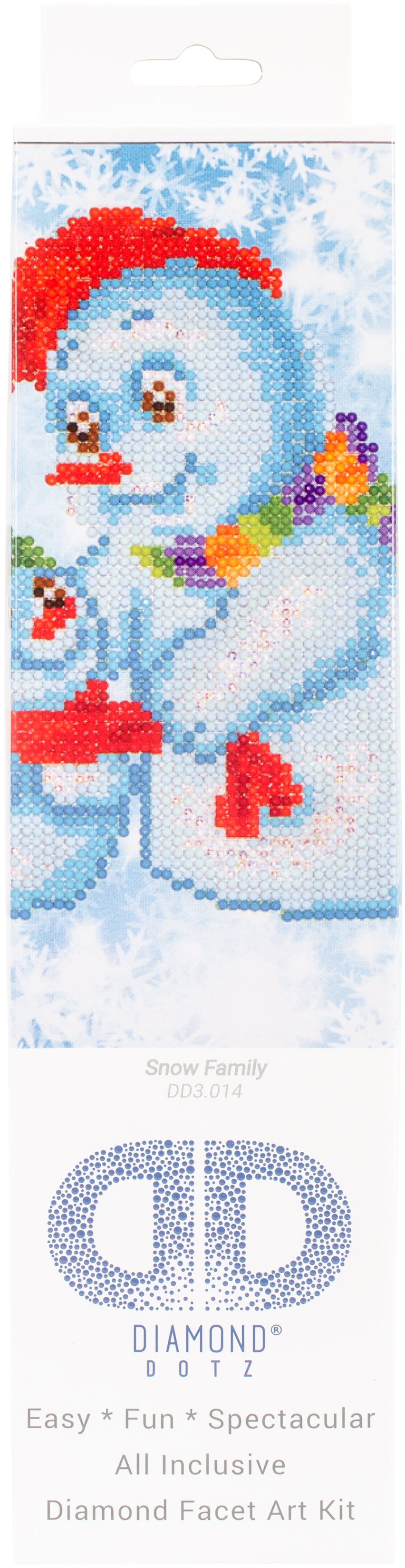 Diamond Dotz Diamond Embroidery Facet Art Kit 11"X11.75"-Snow Family