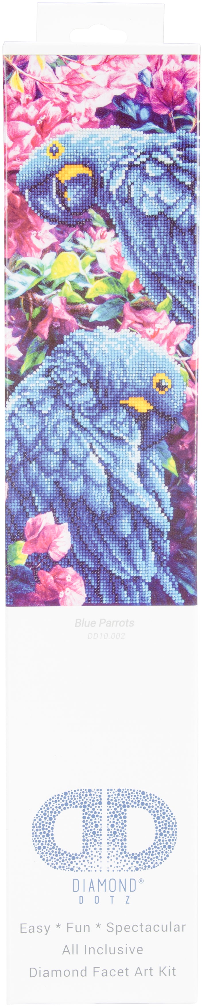Diamond Dotz Diamond Embroidery Facet Art Kit 23.5"X17.75"-Blue Parrot
