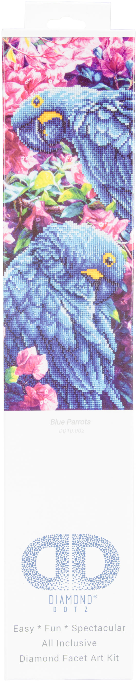 Diamond Dotz Diamond Embroidery Facet Art Kit 23.5"X17.75"-Blue Parrot