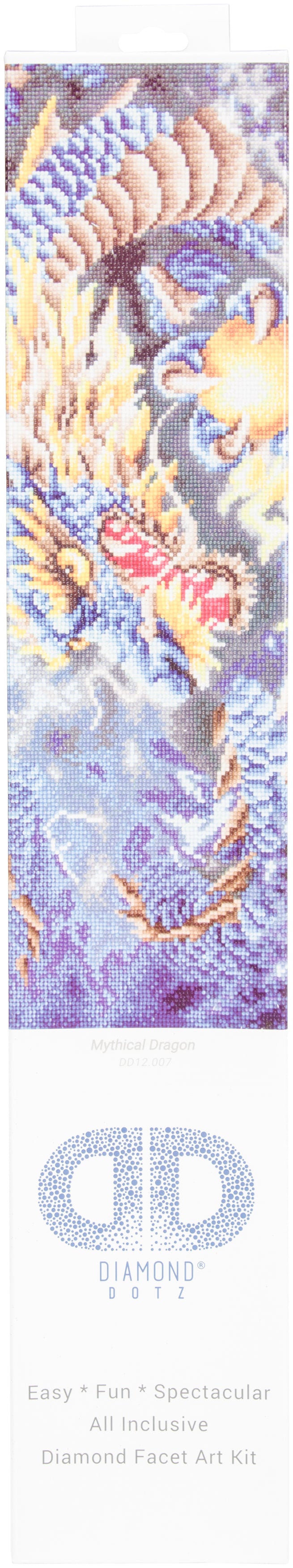 Diamond Dotz Diamond Embroidery Facet Art Kit 26.75"X22.5"-Mythical Dragon
