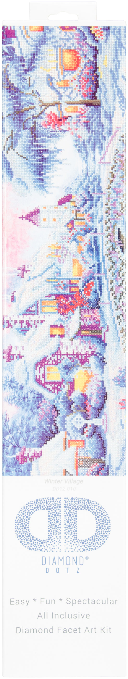 Diamond Dotz Diamond Embroidery Facet Art Kit 21.75"X29"-Winter Village