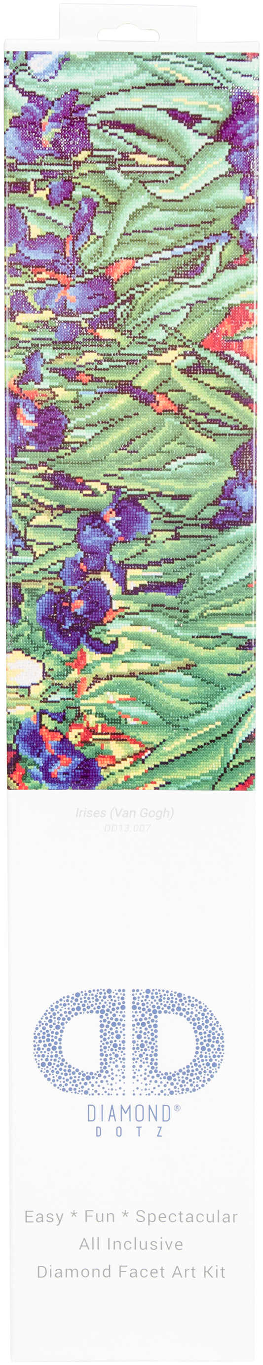 Diamond Dotz Diamond Embroidery Facet Art Kit 25.25"X34.5"-Irises (Van Gogh)