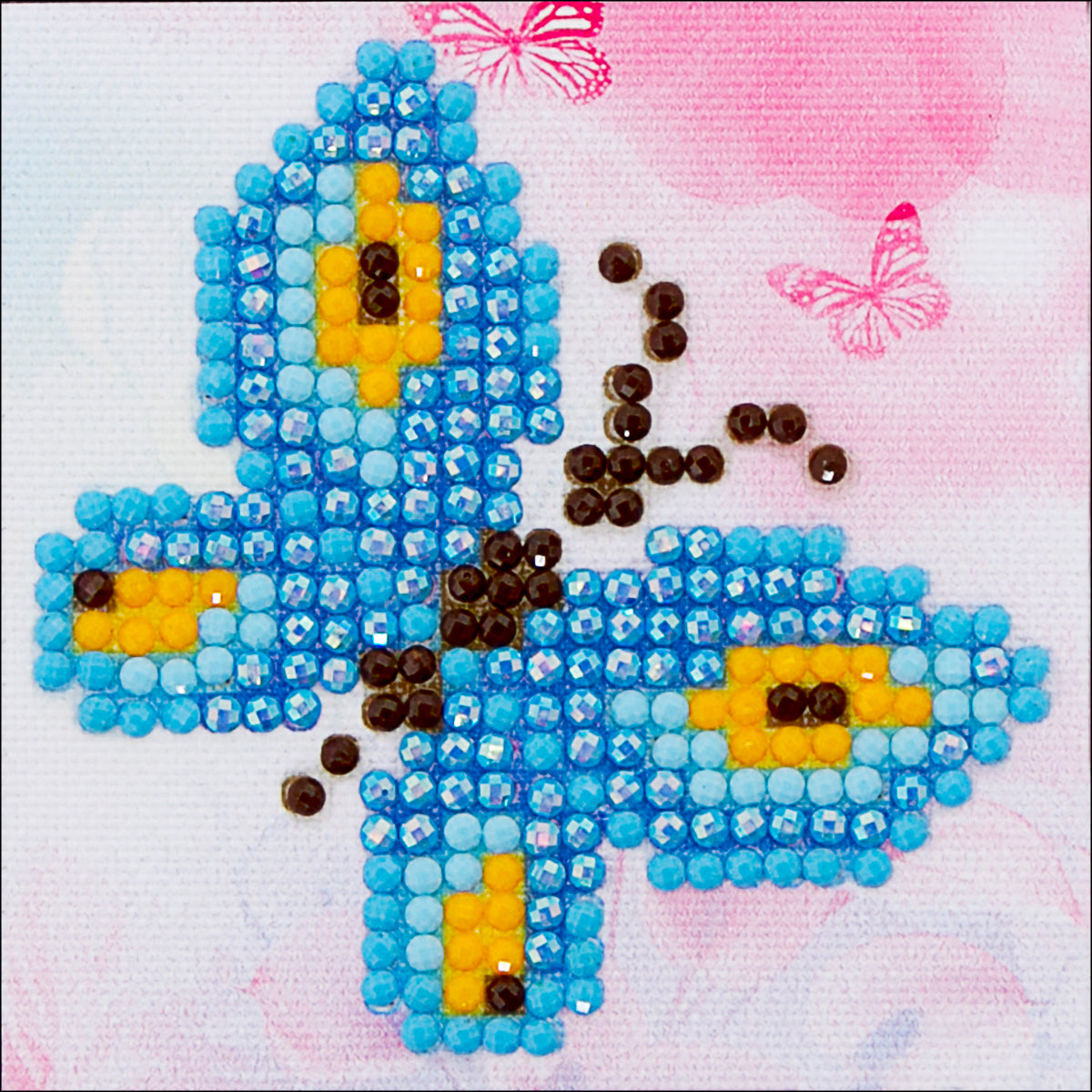 Diamond Dotz Diamond Embroidery Facet Art Kit 3"X3"-Butterfly Sparkle