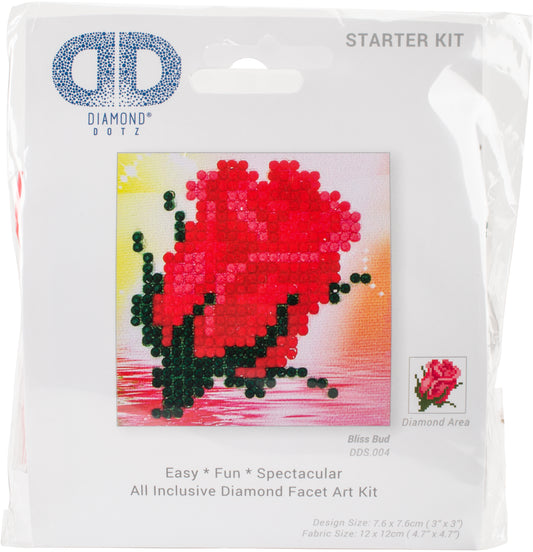 Diamond Dotz Diamond Embroidery Facet Art Kit 4.75"X4.75"-Bliss Bud