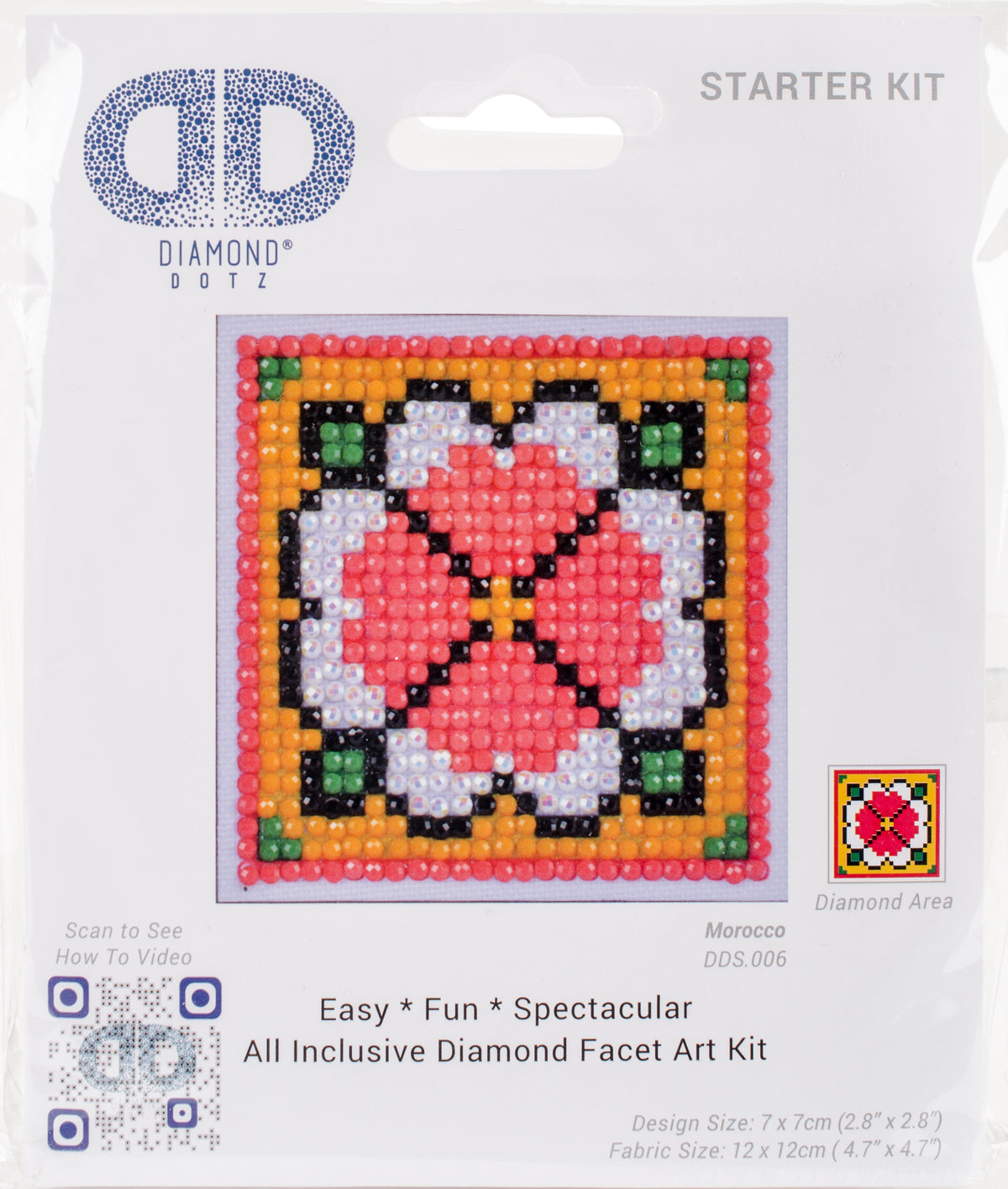 Diamond Dotz Diamond Embroidery Facet Art Kit 2.8"X2.8"-Morocco