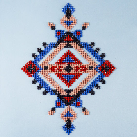 Leisure Arts Diamond Art Beginner Kit 8"X8"-Tribe