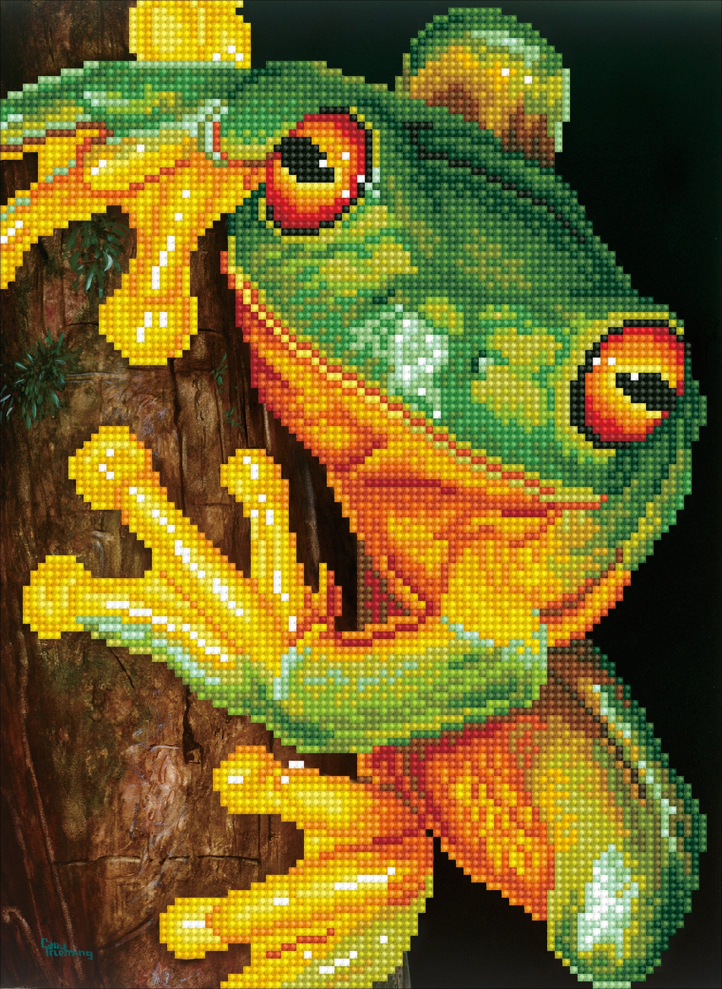 Diamond Dotz Diamond Embroidery Facet Art Kit 16.5"X12.6"-Green Tree Frog