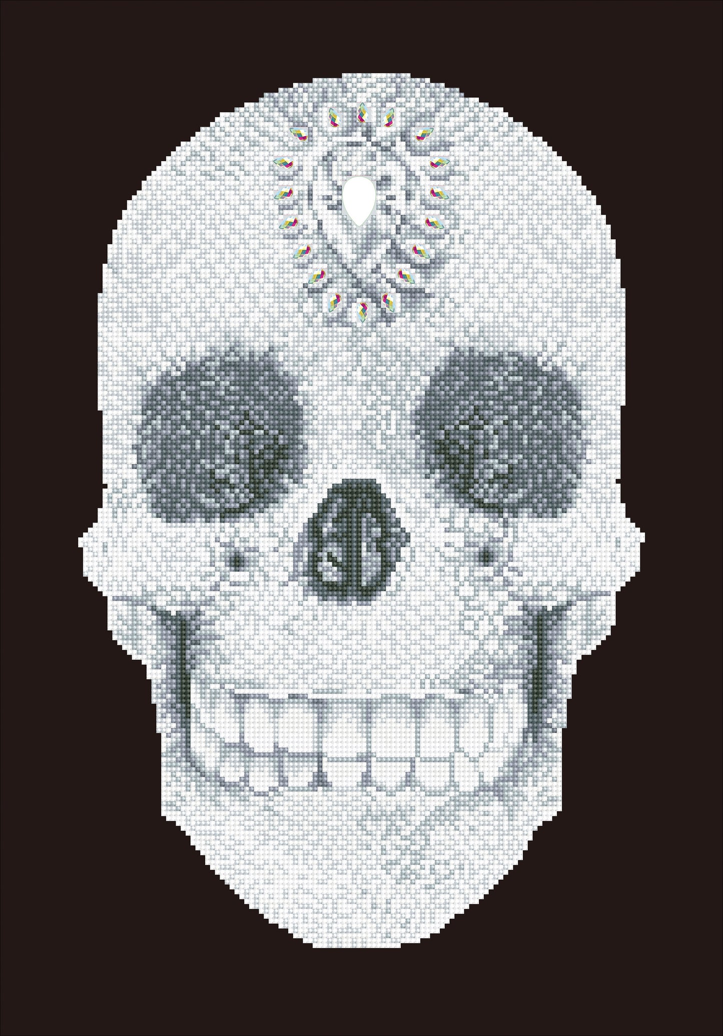Diamond Dotz Diamond Embroidery Facet Art Kit 16.5"X20.5"-Crystal Skull