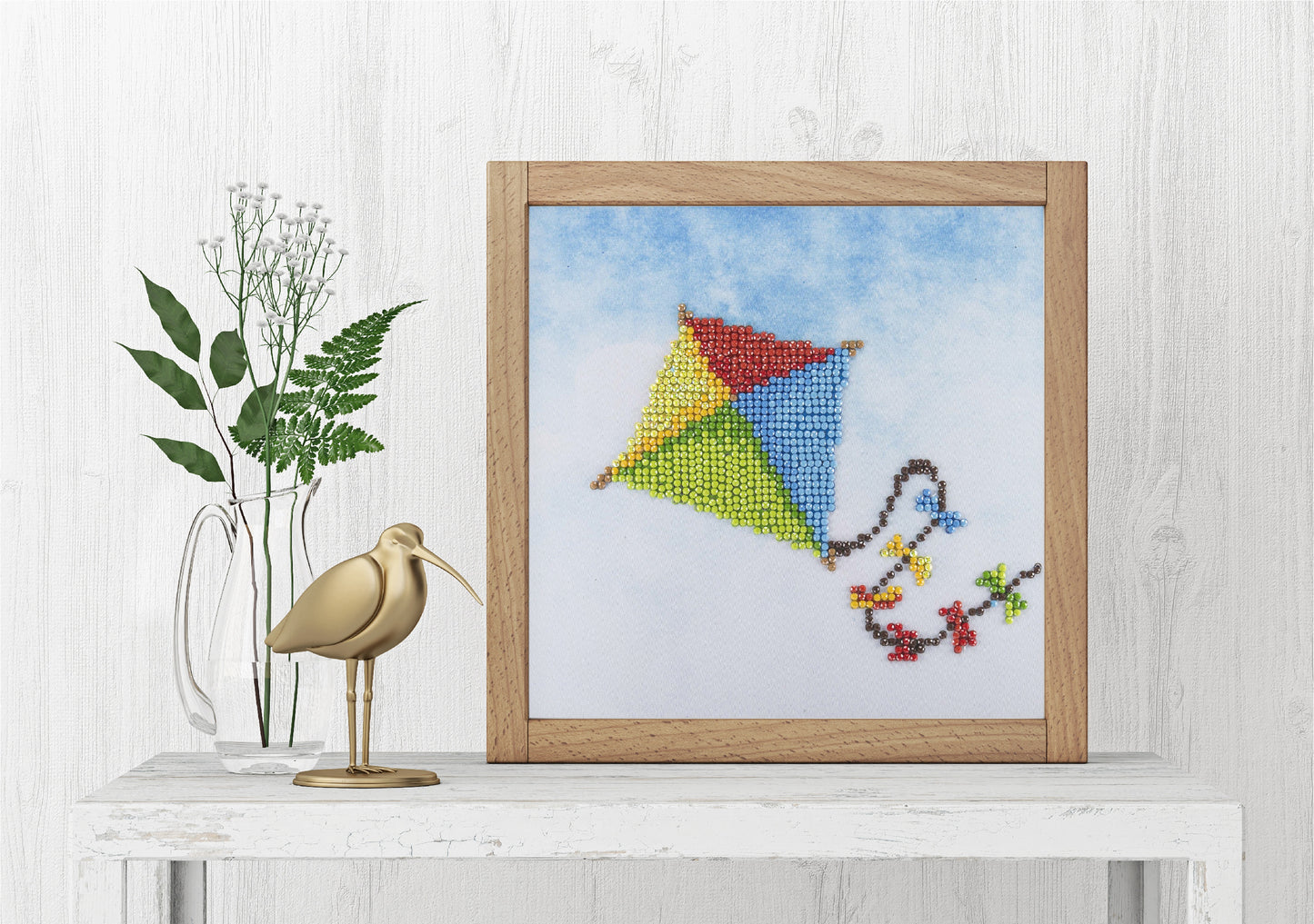 Leisure Arts Diamond Art Beginner Kit 8"X8"-Kite