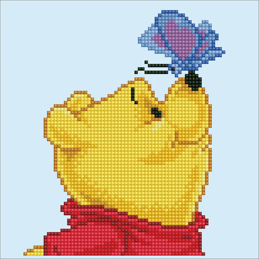 Diamond Dotz Diamond Embroidery Facet Art Kit -Pooh Butterfly