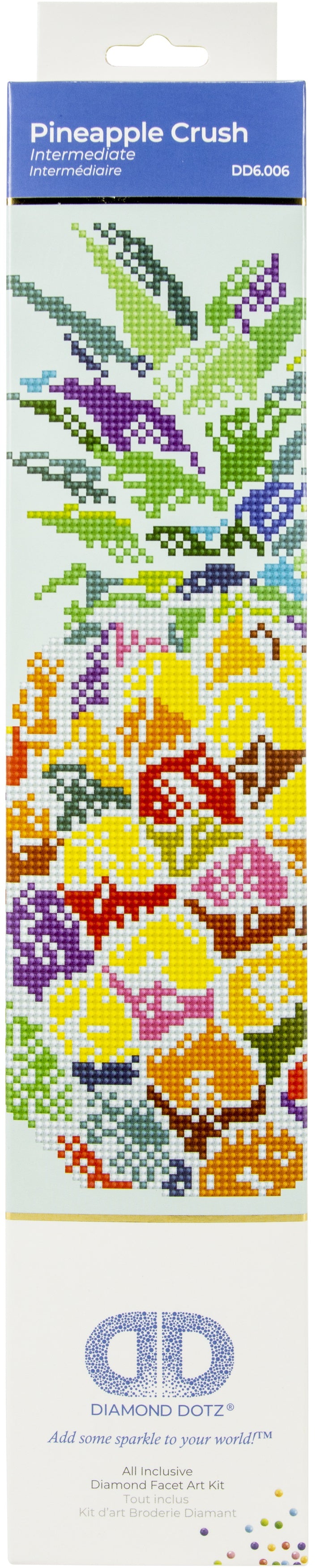 Diamond Dotz Diamond Embroidery Facet Art Kit 11"X15.4"-Pineapple Crush
