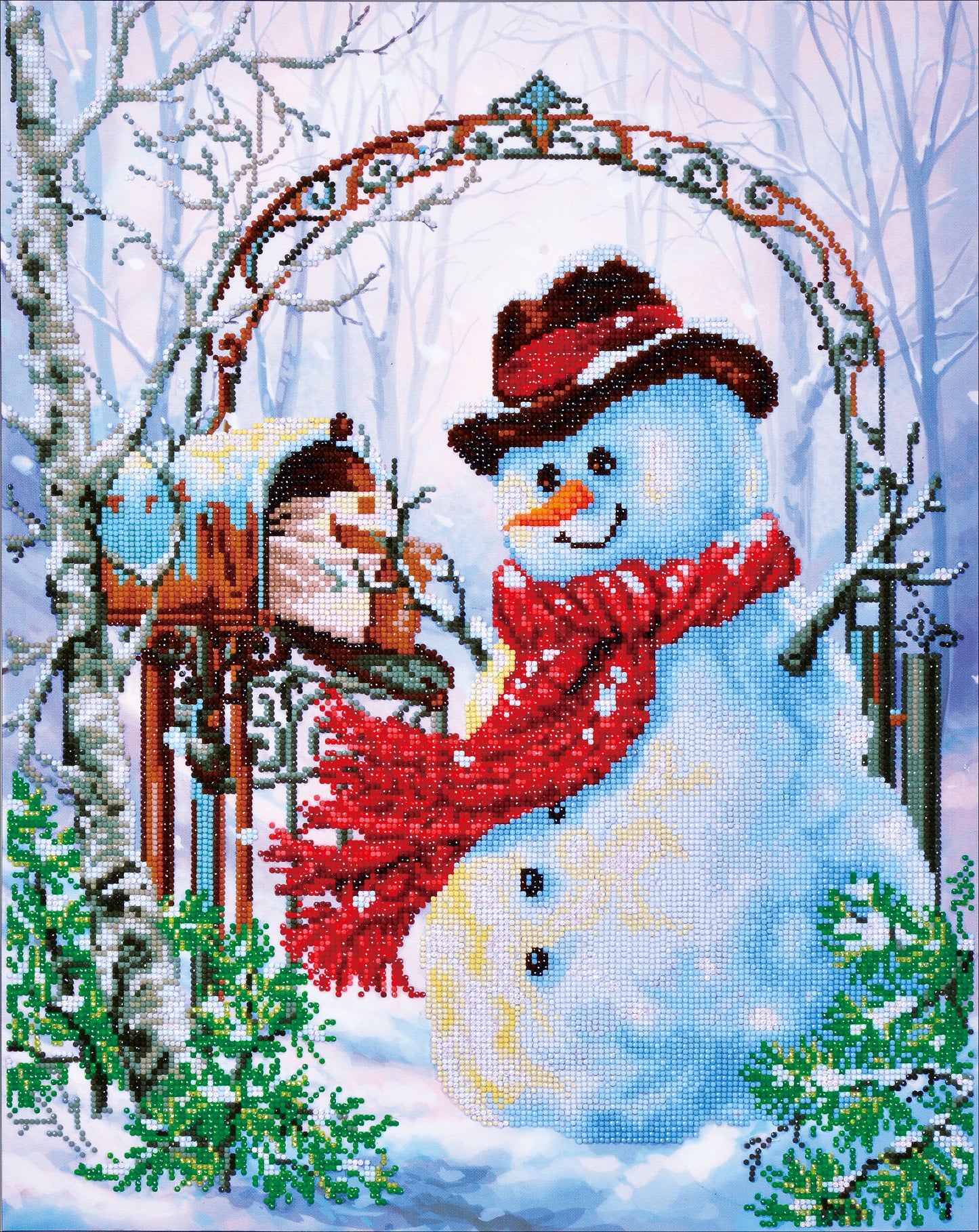 Diamond Dotz Diamond Embroidery Facet Art Kit 22.8"X27.6"-Father Snow
