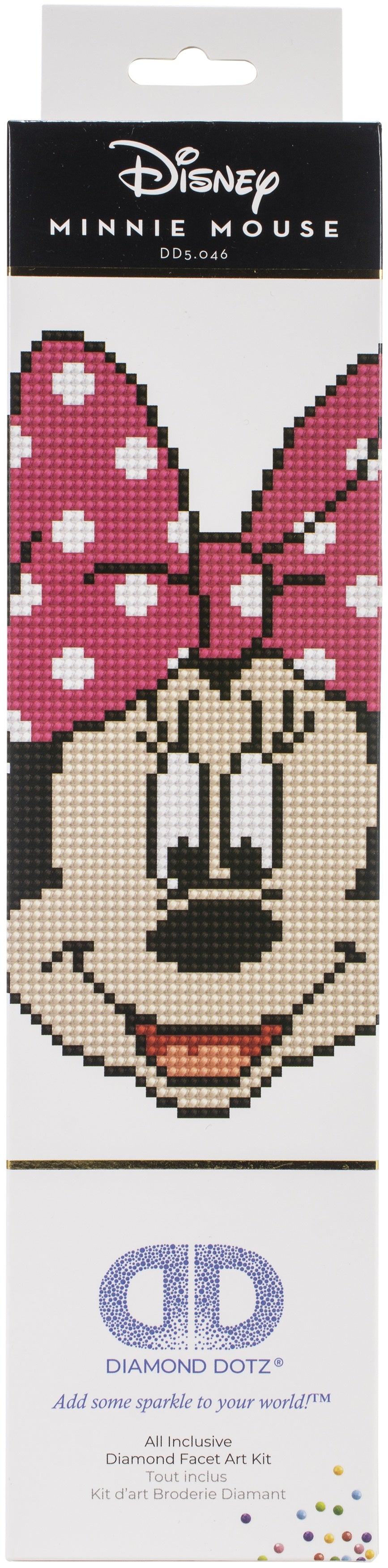 Diamond Dotz Diamond Embroidery Facet Art Kit 8.6"X8.6"-Minnie Head