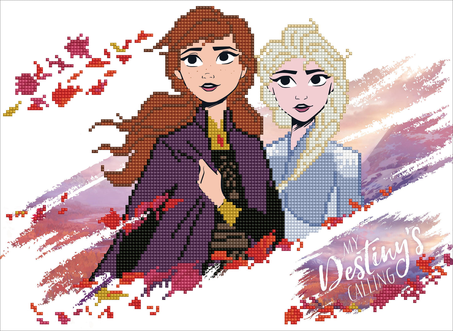 Diamond Dotz Diamond Embroidery Facet Art Kit-Anna And Elsa