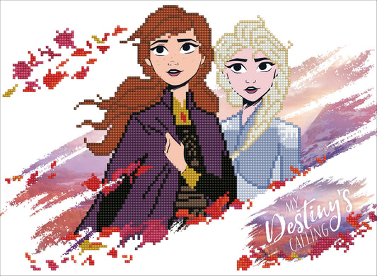 Diamond Dotz Diamond Embroidery Facet Art Kit-Anna And Elsa