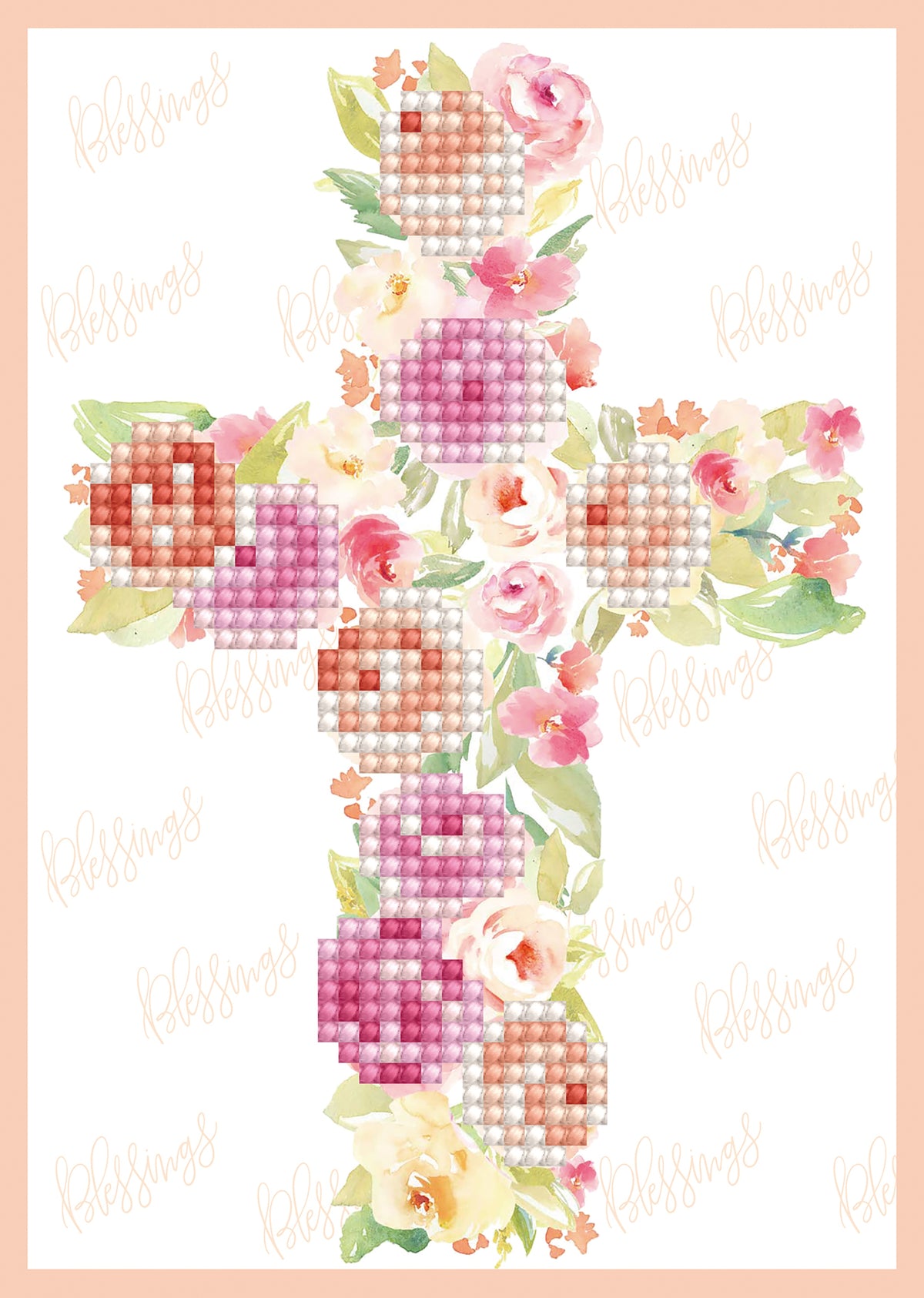 Diamond Dotz Diamond Embroidery Facet Art Greeting Card Kit-Blessings