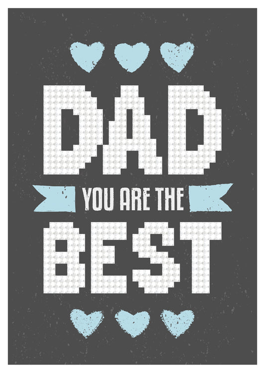 Diamond Dotz Diamond Embroidery Facet Art Greeting Card Kit-Best Dad