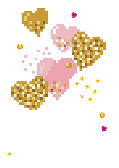 Diamond Dotz Diamond Embroidery Facet Art Greeting Card Kit-Love Balloons