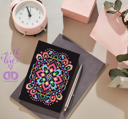 Diamond Dotz Diamond Art Greeting Card Kit 5"X7"-Blackstar