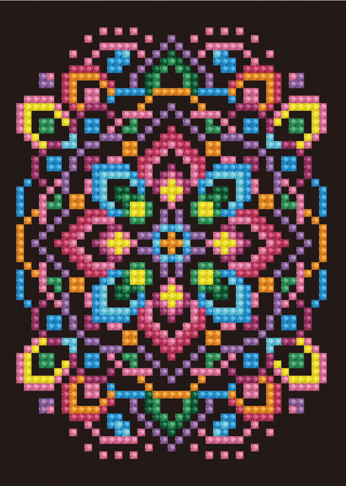 Diamond Dotz Diamond Art Greeting Card Kit 5"X7"-Blackstar